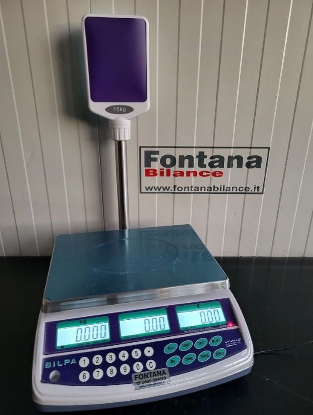 Bilancia elettronica kg 6/15 usata revisionata - Fontana Bilance